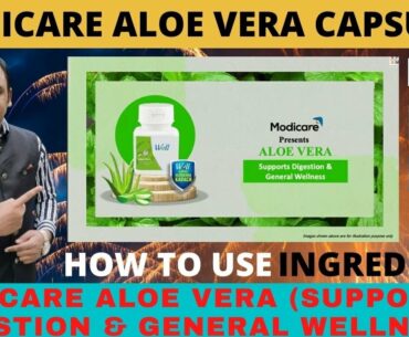 Well Aloe Vera Capsule || Best Aloe vera capsules For Support Digestion & General Wellness||