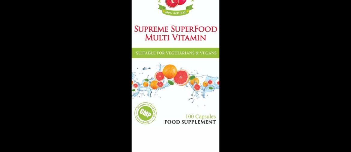 SuperFood Multivitamin Best Choice by MKI Healh Supplements UK useful information & product details