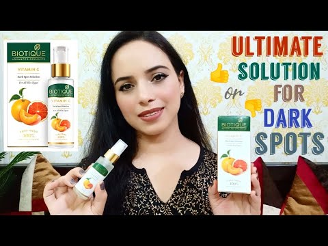 Biotique Vitamin C Dark Spot Solution for all skin types || honest review(in hindi)||#Beflawless