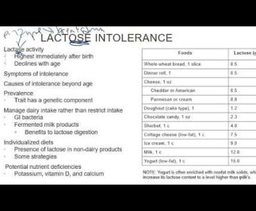 Nutrition   Chap 04h   Lactose Intolerance 20200926