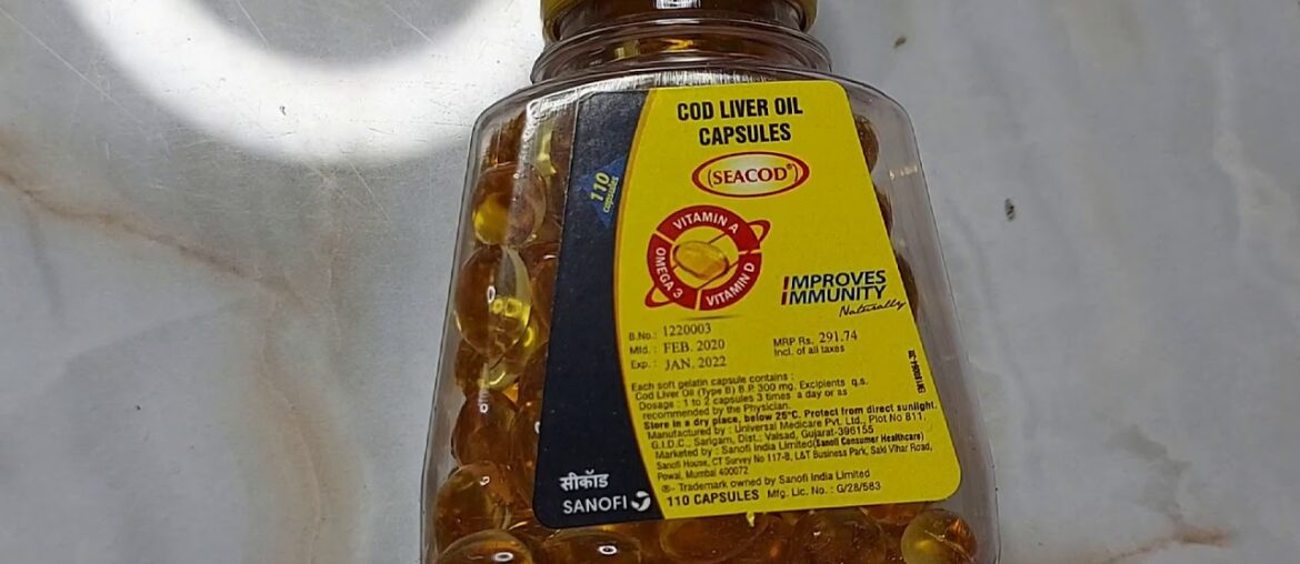 Immunity Booster COD liver oil capsules