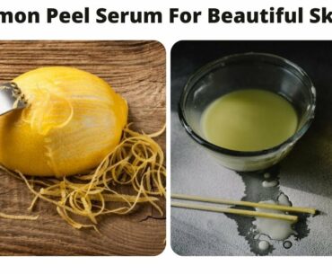 Vitamin C Lemon Peel Night Serum To Get Beautiful Skin