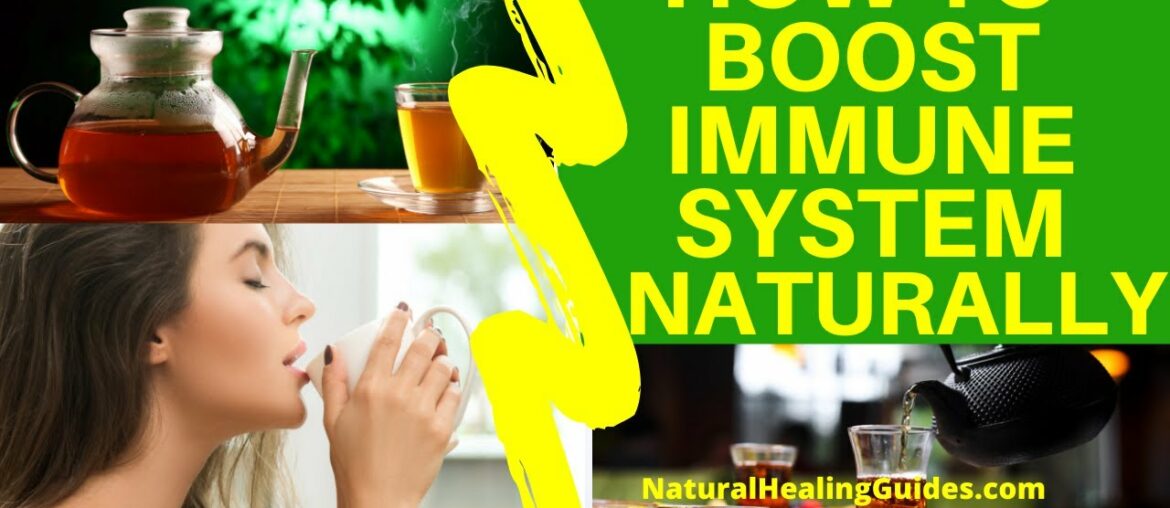 HOW TO BOOST IMMUNE SYSTEM NATURALLY & QUICKLY WITH HERBS (DIY Ginger Turmeric Immune Boosting Tea)