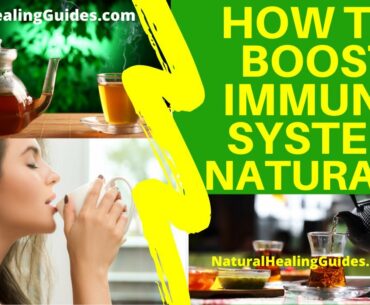 HOW TO BOOST IMMUNE SYSTEM NATURALLY & QUICKLY WITH HERBS (DIY Ginger Turmeric Immune Boosting Tea)