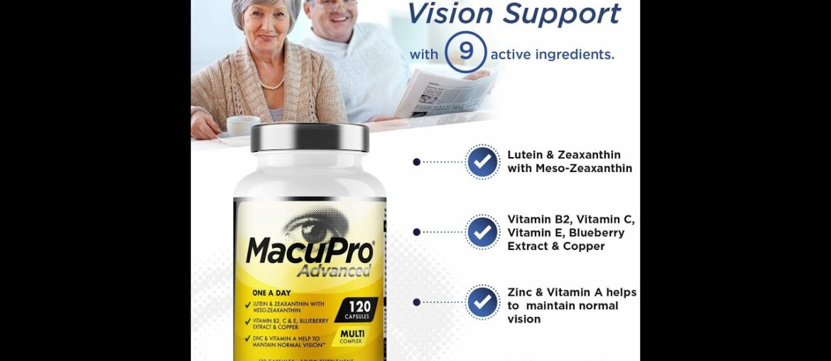 Advanced MacuPro Eye Capsule/ Tablet / Food Supplement for Healthy Eyes, Vegan  - Review