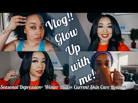 Weekly Vlog| Trying to get my glow back! Skincare Routine+Vitamins +More !