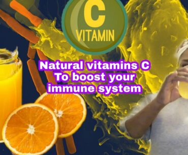 The most common fresh vitamins C juice to boost your immune system at low cost, no money,