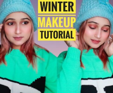 WINTER FULL FACE MAKEUP| VERY AFFORDABLE!! NEW FUNDATION-priyonti shadow & shine