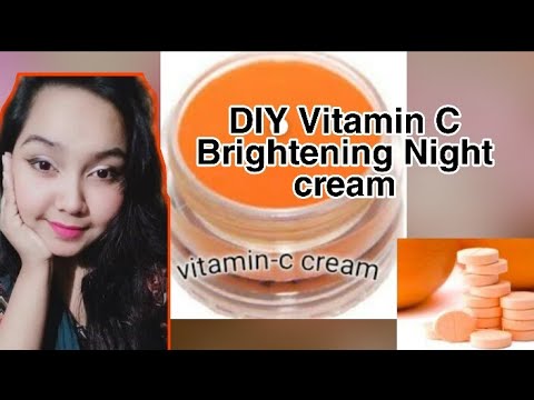 Vitamin C Brightening Night cream 15 days challenge | for skin Brightening,clear,&glowing skin |