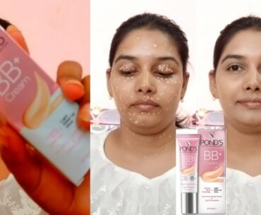 Pond's BB+ Cream "NEW LAUNCH" vitamin enriched cream+light foundation Review+Demo