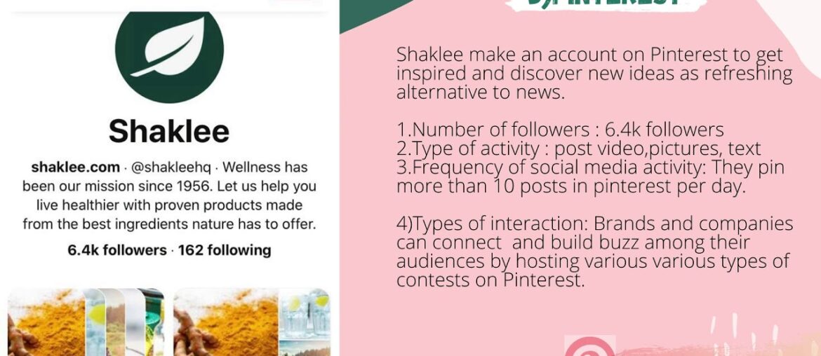 IMC407- SOCIAL MEDIA REVIEW (SHAKLEE COMPANY)