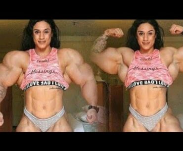 Female body building and tricks