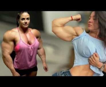 FEMALES FITNESS, - Angelica, IFBB MUSCLE, FEMALE BODYBUILDING, GYM WORKO