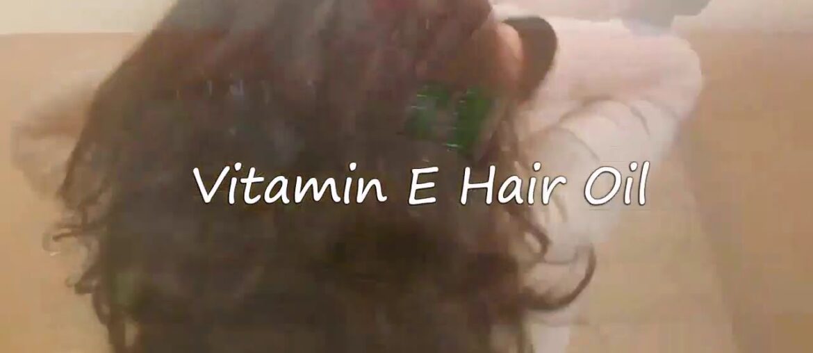 Homemade Vitamin E Hair Oil to Regrow Long thick Hair fast Coconut oil, Amla oil