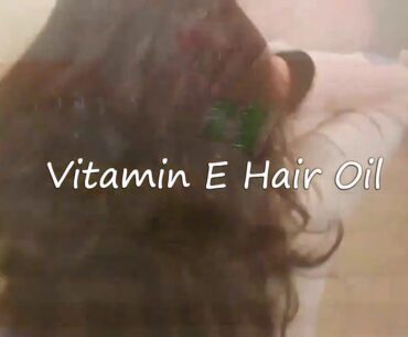 Homemade Vitamin E Hair Oil to Regrow Long thick Hair fast Coconut oil, Amla oil