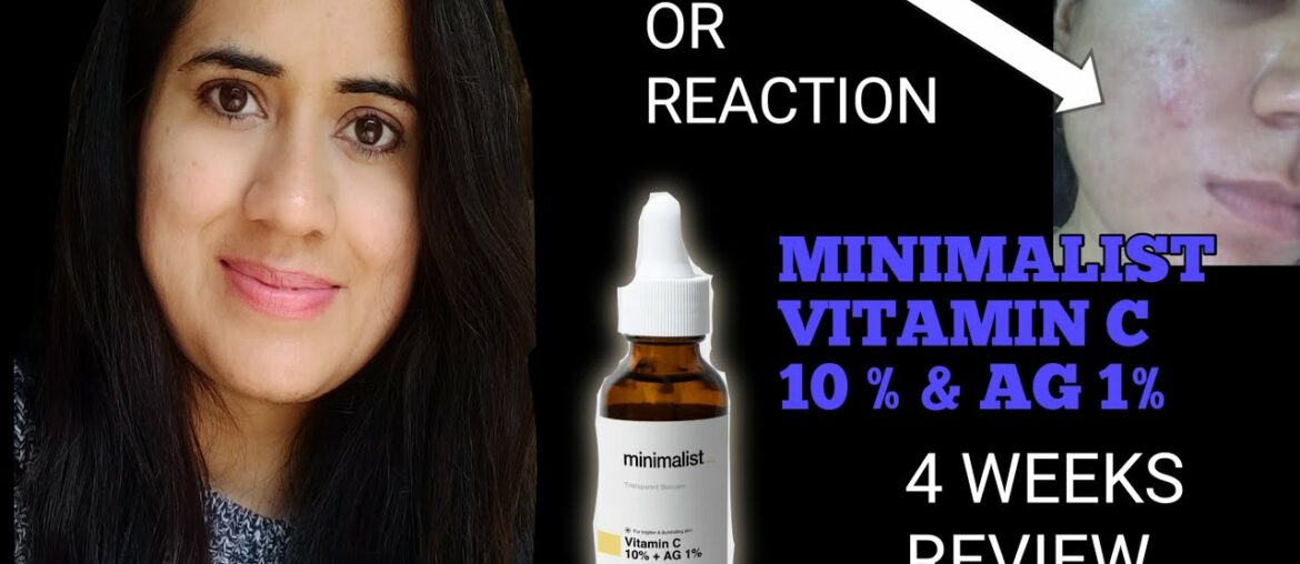 MINIMALIST VITAMIN C SERUM/ MINIMALIST VITAMIN C 10 % + AG 1 % REVIEW/ BEST VITAMIN C SERUM/ URcare