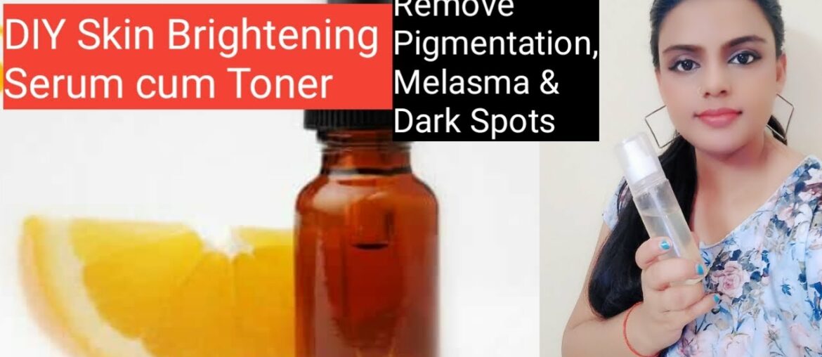 DIY VITAMIC C Serum & Toner at Home | Vitamin C Serum Toner for Skin Brightening |Treat Pigmentation
