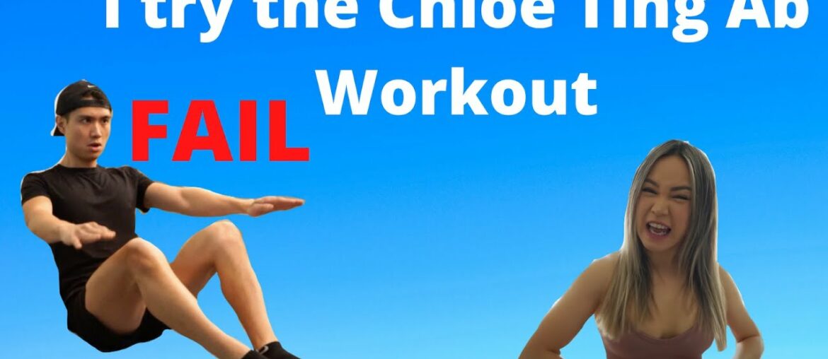 I attempt Chloe Ting's Ab Workout FAIL!