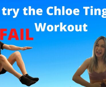 I attempt Chloe Ting's Ab Workout FAIL!