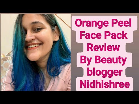 Aloe World's Orange Peel Face Pack Review by beauty blogger Nidhishree Singh