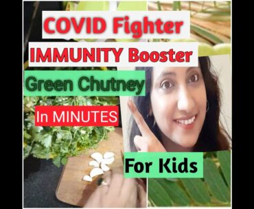 Dhaniya Amla chutney|| Green chutney healthy easy||Immunity booster food for kids||nacho k leye food