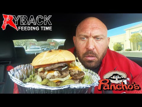 Poncho’s MONSTER Burger Ryback Feeding Time Happy New Years 2021