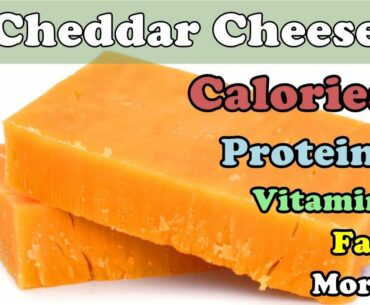 CHEDDAR CHEESE - Calories, Proteins, Vitamins, Fat, Minerals [ANALYSIS] #9
