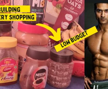 LOW BUDGET Bodybuilding GROCERY Shopping || Indian BODYBUILDING Diet Grocery | 2021