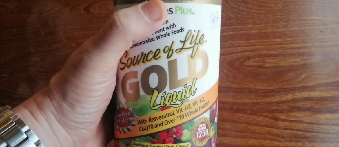 Natures Plus Source of Life Gold Liquid Review - Ultimate Multi Vitamin Food Supplement