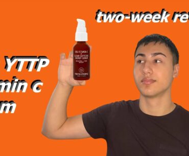 youth to the people 15% vitamin c + clean caffeine energy serum two-week review // skin sympathy