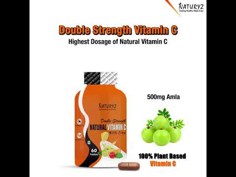 Boost  Immunity Naturally with vitamin c tablets | benefit of vitamin c Natural vitamin c with Zinc