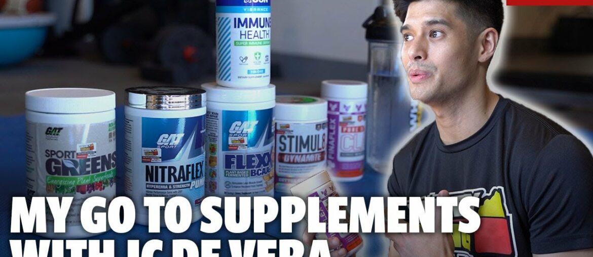 HEALTH AND FITNESS SUPPLEMENTS WITH JC DE VERA! | SECRET TO STAYIN FIT AND LOOKIN YOUNG REVEALED!