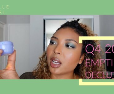 Q4 2020 Beauty Empties - Skincare & Makeup
