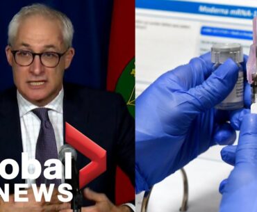 Coronavirus: Ontario officials discuss ethical framework for COVID-19 vaccine distribution | FULL