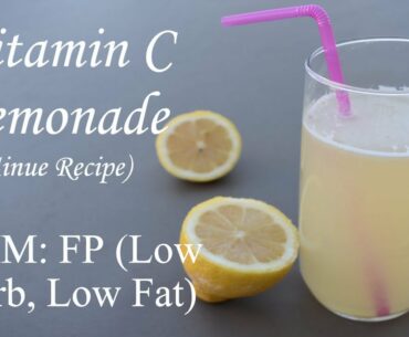 Easy, Immune-boosting Lemonade|| THM FP (Low fats, Low carbs)