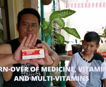 TURN OVER OF MEDICINE, VITAMINS AND MULTI-VITAMINS TO PEDICARDO AND HIS MOTHER.