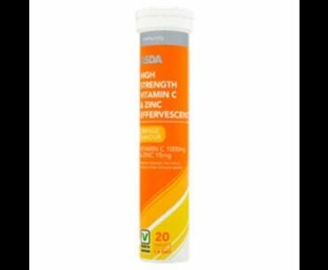 ASDA Immunity High Strength Vitamin C & Zinc Effervescent Orange Flavour Tablets - Review