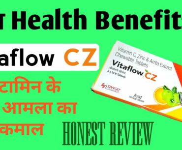 Vitaflow CZ Chewable Tablet | Vitamin C Zinc & Amla Extract Chewable | Immunity Booster