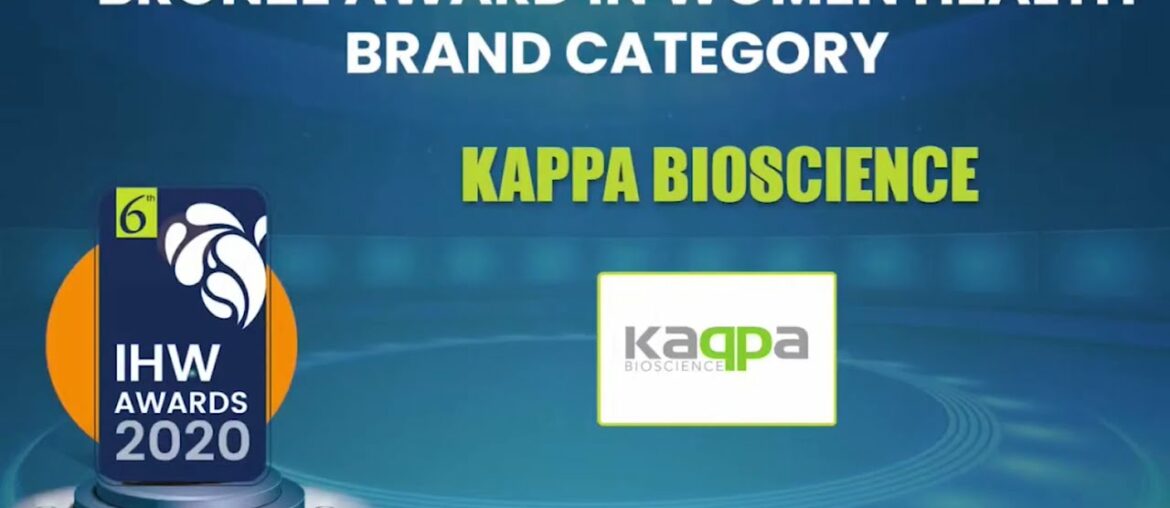 Kappa Bioscience Conferred With The IHW Award 2020