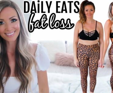 WHAT I ATE and TRAINED for fat loss | New Goals 2021
