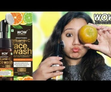 WOW Skin Science  Vitamin C Foaming Face Wash || Honest Review ||