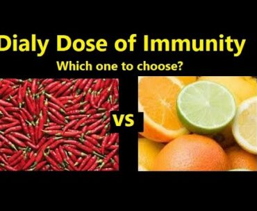 Hot Chilli Peppers vs Citrus Fruits | Immunity Boosting Food | Anti-inflammatory Diet