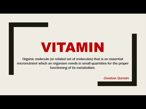 Vitamin I Discovery I Daily requirement I Sources I Nutritional deficiency