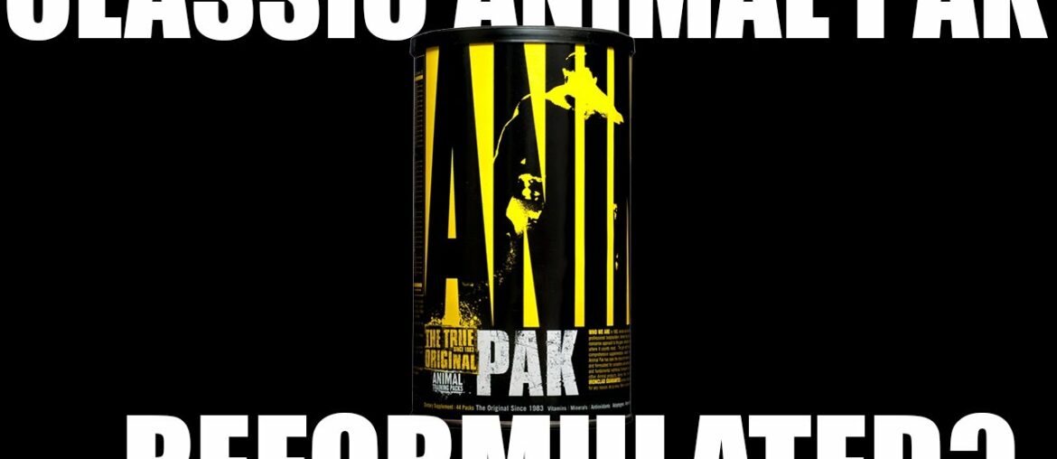 Meet The New and Improved Animal Pak | The Product That Started A Brand