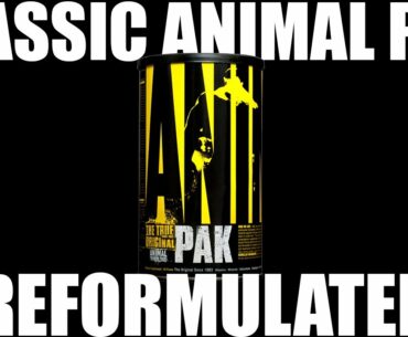 Meet The New and Improved Animal Pak | The Product That Started A Brand