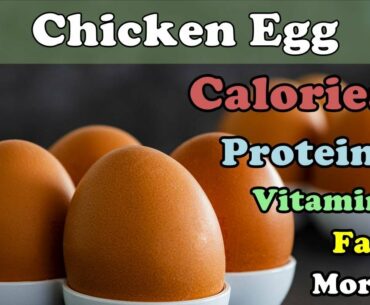 How many CALORIES does CHICKEN EGG Have?, +FIBER, +VITAMINS, +FATS, +CARBOHIDRATES #11