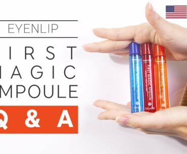 [EYENLIP] First Magic Collagen Ampoule & Vitamin Ampoule Texture Introduction