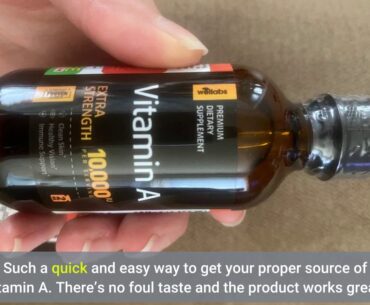 Review Vitamin A Supplement - Organic Vitamin A Palmitate - Made in The USA - Vitamin A Drops w...