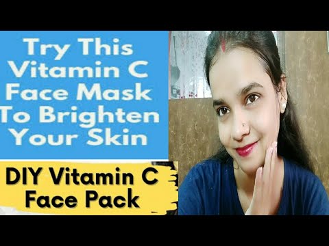 Home made vitaminc face pack for clear skin#vitamin-c#beauty