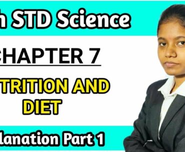 7. nutrition and diet class 6 explanation in hindi | 6th std | chapter 7 | science maharashtra board